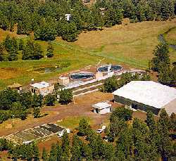 Aerial View of treatment facility.