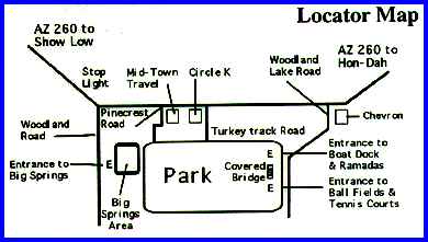 Woodland Park Locator Map