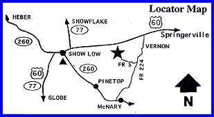 Land of the Pioneers Locator Map